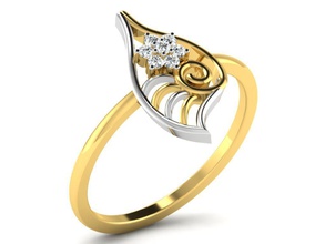 Diamant-ring-Damen Diamant-ring Ringe Damen-ring diamond Schmuck 3d print model - Mito3D