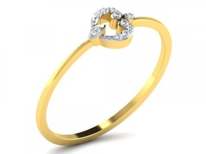 Diamant Ring Damen diamond ring Ringe Engagement Schmuck 3d print model - Mito3D