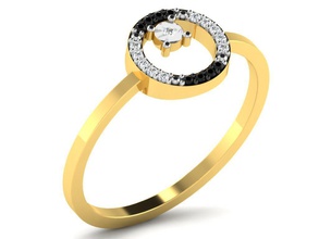Diamant-ring-Damen diamond Diamant-ring ring Ringe Damen engagement Schmuck 3d print model - Mito3D