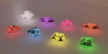 diamantes diamante luxo joalheria quilate cristal pedra esmeralda ouviu marquesa oval pera Princesa trilhão 3d print model - Mito3D
