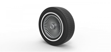 diecast carro roda 4 pneu moda antiga escala brinquedo impressão imprimível 3d print model - Mito3D