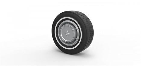 Druckguss Wagen Rad 7 Rahmen 1 10 Reifen skaliert Spielzeug drucken druckbar 3d print model - Mito3D