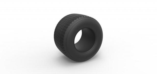 diecast sujeira arrancada corrida pneu 11 escala 1 25 veículo roda sujo carro sprintcartire brinquedo impressão imprimível 3d print model - Mito3D