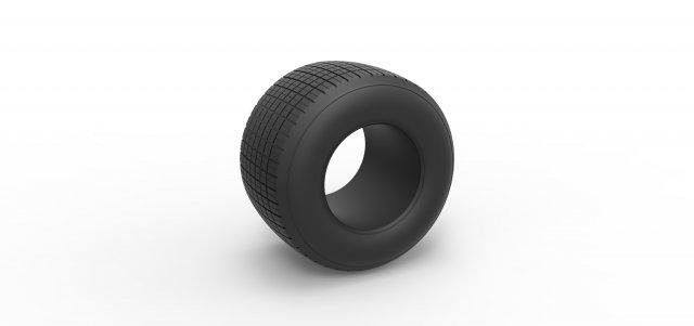 diecast sujeira arrancada corrida pneu 13 escala 1 25 veículo roda sujo carro sprintcartire brinquedo impressão imprimível 3d print model - Mito3D