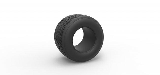 diecast sujeira arrancada corrida pneu 5 escala 1 25 veículo roda sujo carro sprintcartire brinquedo impressão imprimível 3d print model - Mito3D
