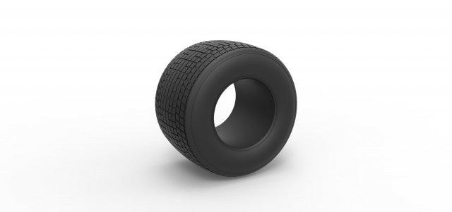 diecast sujeira arrancada corrida pneu 6 escala 1 25 veículo roda sujo carro sprintcartire brinquedo impressão imprimível 3d print model - Mito3D