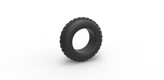 diecast dune buggy tire 5 scale 1 to 25 3d print model in vehicle 3dexport tyre sandtire buggytire sandcar sandbuggy sandrail dunebuggy scaled toy printable 3d print model - Mito3D