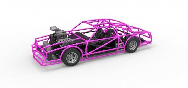 moulé pression exo voiture échelle 1 25 véhicule course courses exocar nue concept v8 escaladé jouet impression imprimable 3d print model - Mito3D