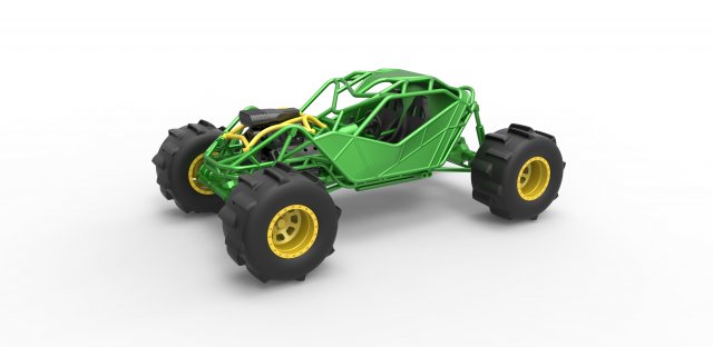 diecast formula road scale 1 to 25 3d print model in vehicle 3dexport formulaoffroad sport offroad allterrain awd atv v8 toy scaled printable 3D print model - Mito3D