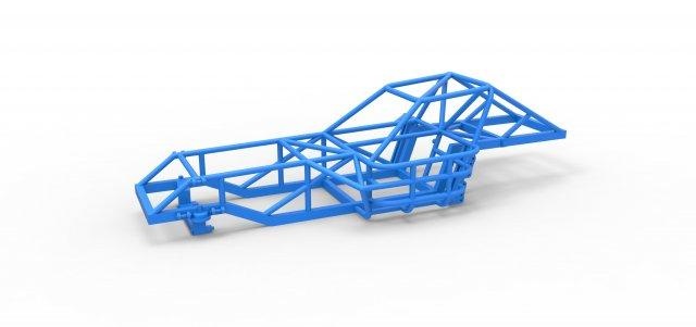 diecast frame dirt modified stock car scale 1 25 vehicle dirtmodified openwheel scaled toy print printable 3d print model - Mito3D