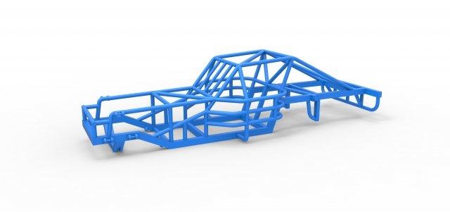 diecast frame outlaw figure 8 modified stock car scale 1 25 vehicle dirt vintage racing stockcar scaled toy print printable speedway 3d print model - Mito3D