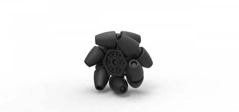 diecast mecanum wheel tire part vehicle print printable toy 3d print model - Mito3D