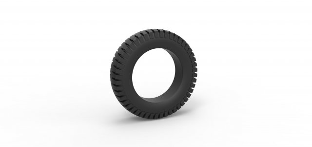 diecast militares pneu 8 escala 1 10 veículo roda exército estrada terreno brinquedo impressão imprimível 3D print model - Mito3D