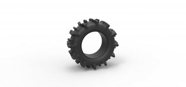 diecast estrada pneu 84 escala 1 25 veículo roda terreno brinquedo impressão imprimível 3d print model - Mito3D