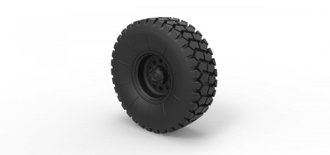 pressofuso fuori strada camion ruota 2 3d stampa modello in settore automobilistico 3dexport pneumatico veicolo stampabile giocattolo 3d print model - Mito3D