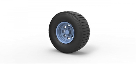diecast offroad roda 33 pneu a parte do veículo imprimir printable brinquedo dimensionado 3d print model - Mito3D