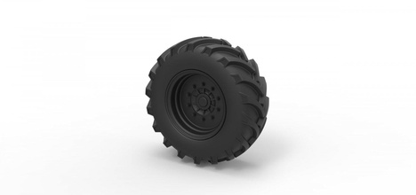 diecast offroad wheel 5 3d print model in automotive 3dexport tire vehicle printable toy truck allterrain 3d print model - Mito3D