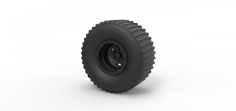 diecast rear wheel dirt dragster 3d print model in automotive 3dexport tire vehicle printable toy dirtdragster 3d print model - Mito3D