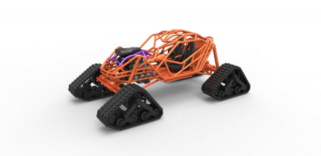 pressofuso roccia buttafuori on brani scala 1 to 25 3d stampa modello in veicolo 3dexport rockbouncer rockcrawler crawler buggy traccia tracciato v8 awd atv fuori strada per tutti i terreni ridimensionato giocattolo stampabile 3D print model - Mito3D