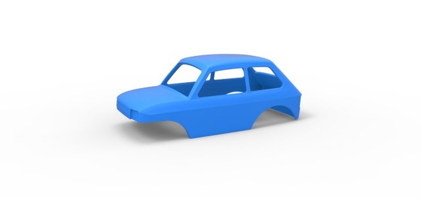 diecast shell of super rod version 1 scale to 25 3d print model in vehicle 3dexport superrod hotrod racecar sprint sprintcar dirt racing scaled toy printable 3d print model - Mito3D