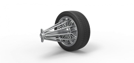 diecast laje roda escala 1 10 pneu carro moda antiga fio arame lajes Slabwheel Swangin Swanginwheel Swangas brinquedo impressão imprimível 3d print model - Mito3D
