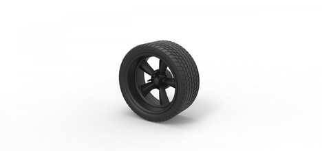 diecast sport wheel 3 3d print model in automotive 3dexport tire vehicle printable toy 3d print model - Mito3D