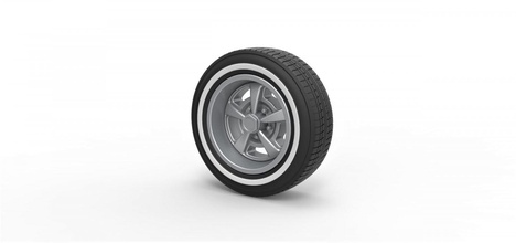 diecast esporte roda 9 3d impressão modelo in automotivo 3dexport pneu carro escala imprimível fio arame moda antiga oldshoolwheel 3d print model - Mito3D