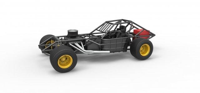 diecast super sujeira modelo base escala 1 25 veículo chassis suja sujo tardio supersujo superdirtlate sujeiramodificada corrida carro v8 brinquedo impressão imprimível 3d print model - Mito3D