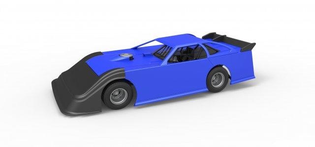 diecast super sujeira modelo escala 1 25 veículo suja sujo tardio supersujo superdirtlate sujeiramodificada corrida carro v8 brinquedo impressão imprimível 3d print model - Mito3D