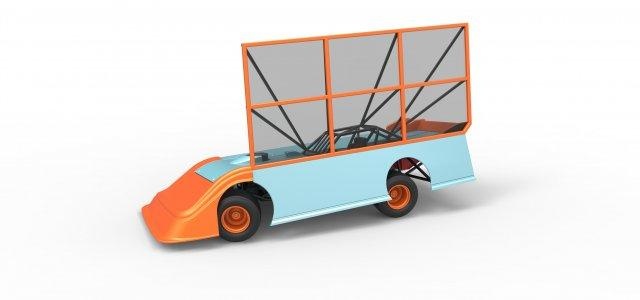 döküm Süper kir geç model yan kanat dönme ölçek 1 25 araç kirli kirlatemodeli aşırı Süperdirtlat modeli kirlenmiş haydut yarış arabası v8 ölçekli oyuncak Yazdır yazdırılabilir 3d print model - Mito3D