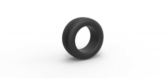 diecast pneu sujeira modificado estoque carro v5 escala 1 25 veículo sujo corrida brinquedo impressão imprimível 3d print model - Mito3D