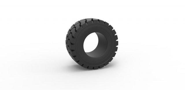 diecast tractor tire 9 scale 1 to 25 3d print model in vehicle 3dexport tyre wheel offroad allterrain tractortire scaled toy printable 3d print model - Mito3D