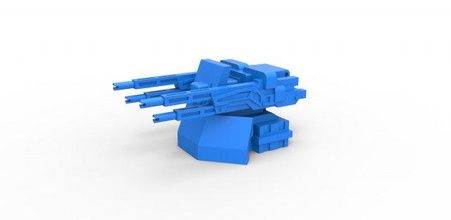 diecast turret scale 1 25 turret turretgun scaled scifi diecast toy rpint printable