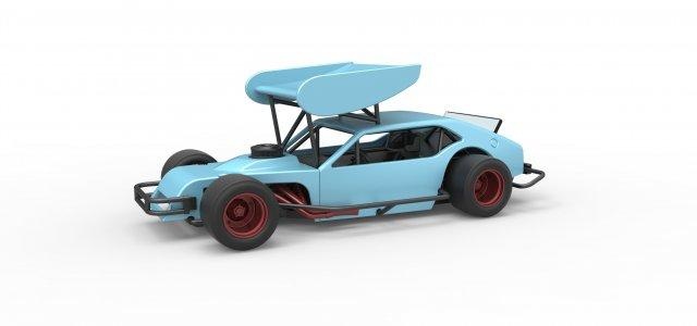 döküm nostaljik asfalt değiştirilmiş stok mevcut araba v2 kanat ölçek 1 25 araç kanatlı modifiye kaldırım yarış arabası v8 ölçekli oyuncak Yazdır yazdırılabilir pisti Nascar 3d print model - Mito3D