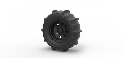 diecast wheel sand tire part vehicle print printable toy sandwheel sport buggy 3d print model - Mito3D