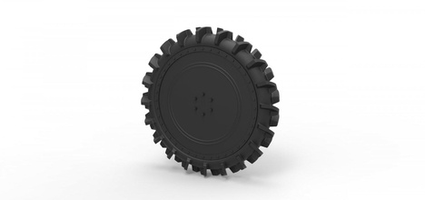 fundido presión rueda pantano calesa 3d impresión modelo in automotor 3dexport neumático vehículo imprimible juguete 3d print model - Mito3D