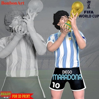 diego maradona 3d print model figurines fifa wordcup troply football dubai argentina soccer 2022 3d print model - Mito3D