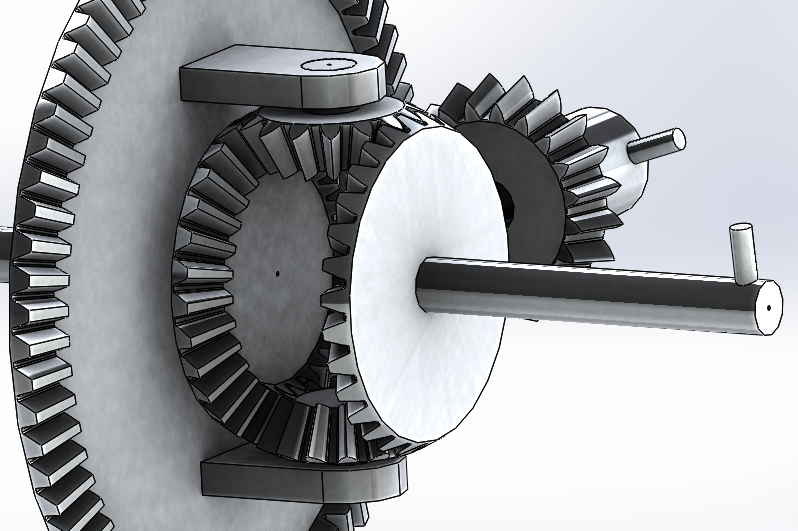 differential 3d print model in engineering 3dexport car bevel gear transmission 3D print model - Mito3D