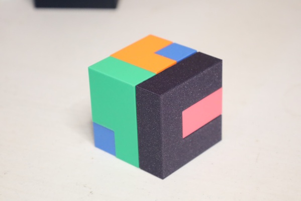 difficult cube puzzle 3d print model in 3dexport square challenging printed 3d print model - Mito3D