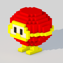 dig dug - monstre rouge creusé le un jeu vidéo rétro gane 3d print model - Mito3D