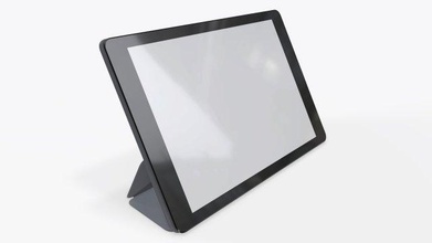 digital tableta caso funda burlarse 02 dispositivo toque bolígrafo almohadilla pantalla electrónico plegable oficina 3d pbr 3d print model - Mito3D