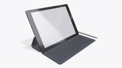 digital tablet keyboard mock up 3d model in 3dexport computer device touch pen pad screen case foldable work mockup internet pbr 3d print model - Mito3D