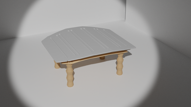 dining table free architecture dinning 3d print model - Mito3D