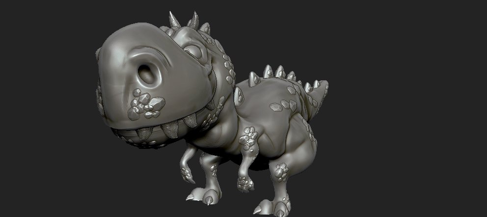 dinosaurio modelo 3d impresión 3D print model - Mito3D