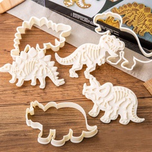 dinosaur forms-3pc cookiemonster cooking coaster dinosaurs jurassic solidworks 3d print model - Mito3D