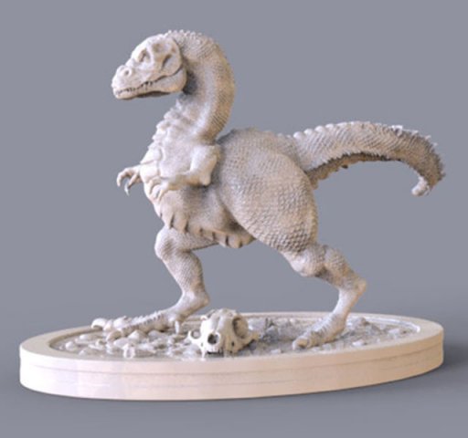 dinossauro livre 3d impressão modelo in monstros criaturas 3dexport 3D print model - Mito3D