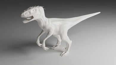 dinosauro raptor 3d stampa modello in mostri creature 3dexport animale drago dino 3d print model - Mito3D