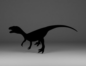 dinozor siluet 3d yazdır model in figürinler 3dexport dekor logo iç kontur anahat devre karakter sürüngen karıncayiyen dino raptor hayvan yazdırılabilir kertenkele minyatürler yaratık triceratops rex heykelcik yırtıcı 3d print model - Mito3D
