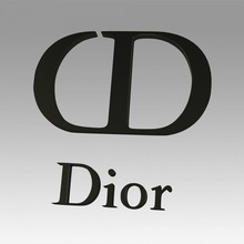 dior paris logotipo 3d impressão modelo in 3dexport boutique marca roupas projeto compras loja personagem emblema estilo modelos símbolo humano moda acessórios tendência 3d print model - Mito3D