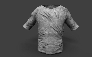 sporco t shirt camicia uomo uomini moda bellezza abbigliamento armadio poli gioco pronto maglione capi Abiti carattere felpa 3d print model - Mito3D
